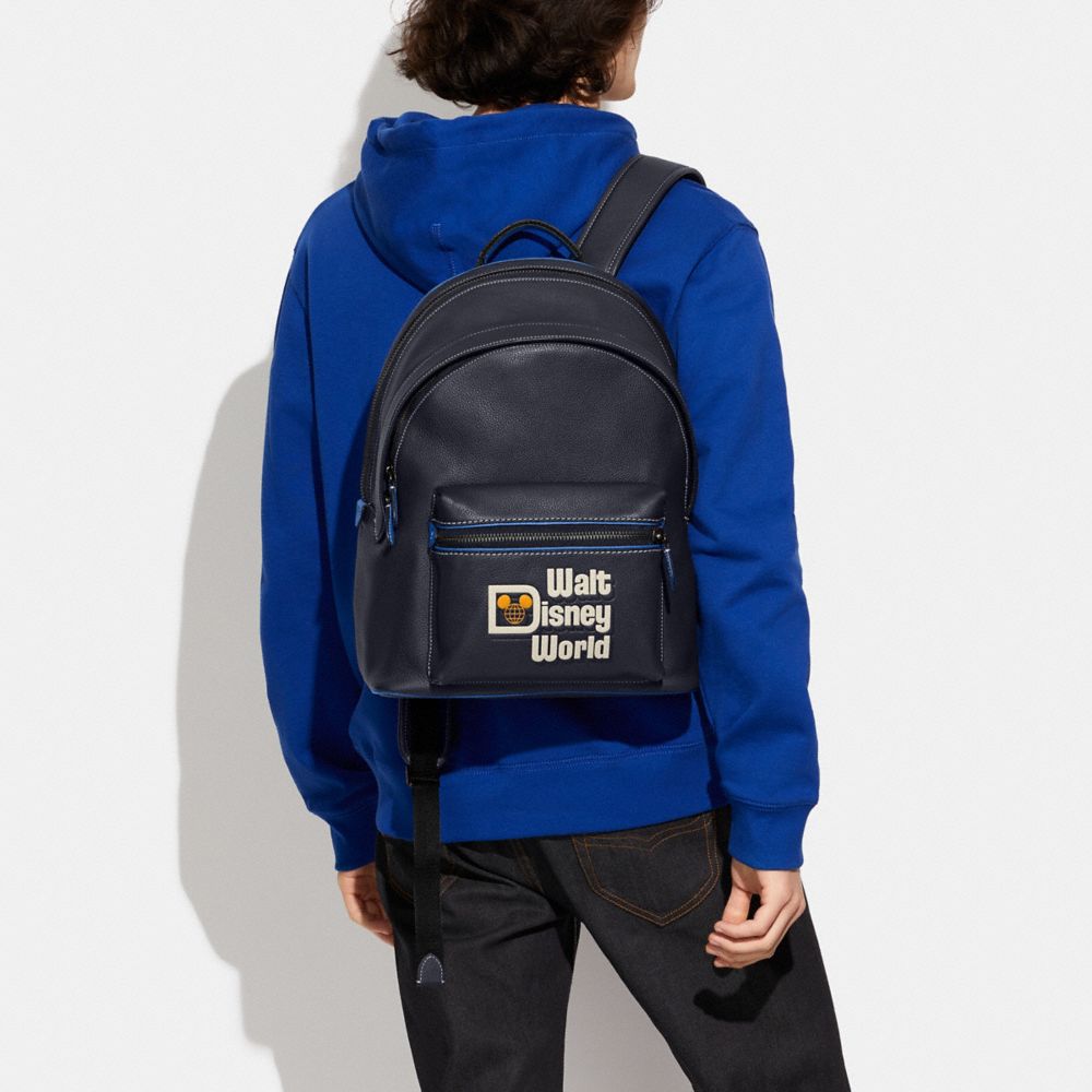 公式 Coach コーチ Disney X Coach チャーター バックパック ウィズ ウォルト ディズニー ワールド モチーフ リュック バックパック