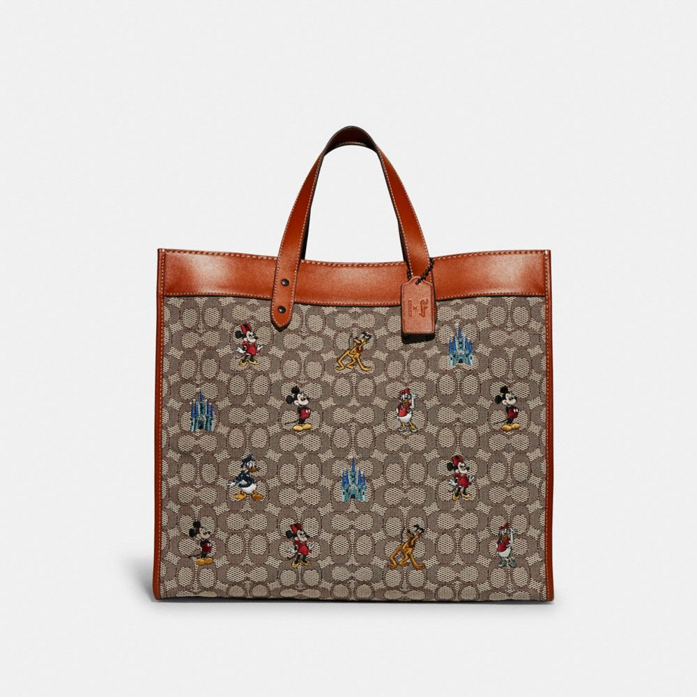 Introducir 105+ imagen coach mickey mouse tote