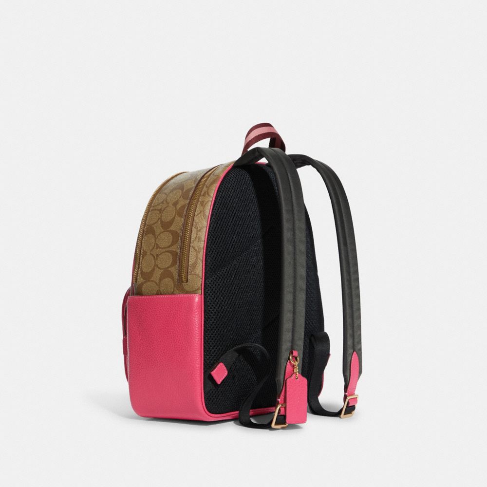 COACH® | Court Backpack In Signature Canvas