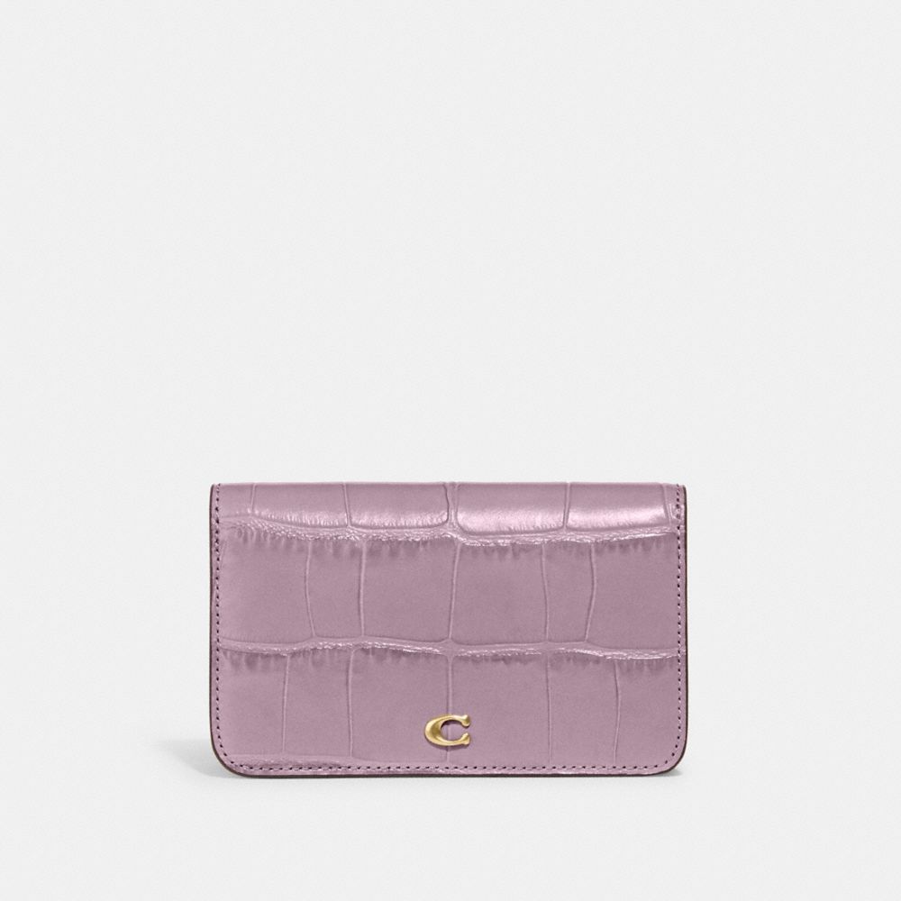 coach slim card case wallet