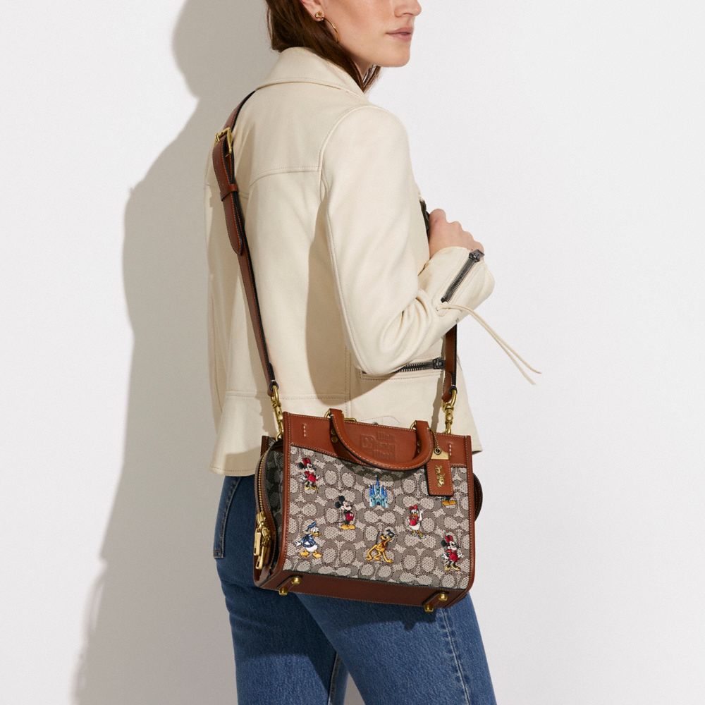 日本の職人技 新品 未使用 Coach コーチ ディズニー ショルダーバッグ ローグ バッグ レディース Benchmark Intl Com
