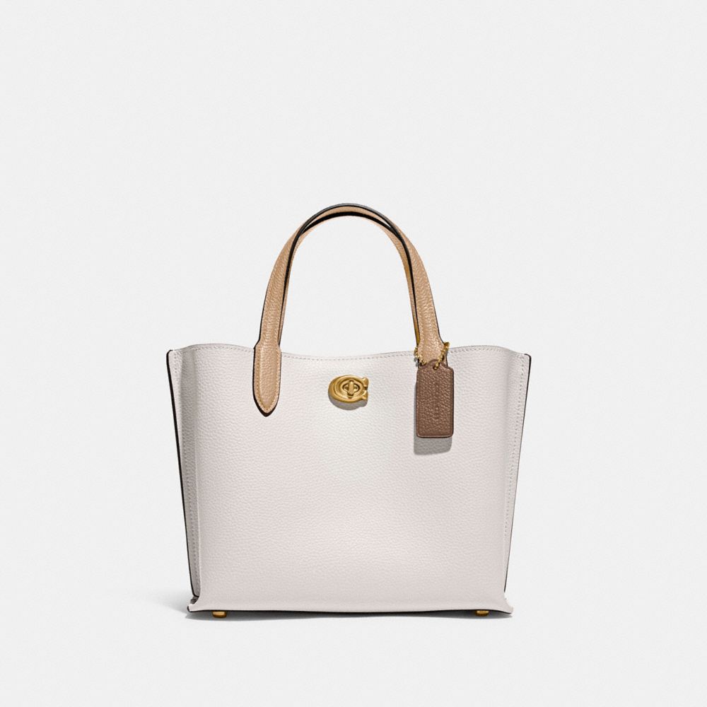 ☆COACH☆Willow Tote 24 colorblock カラーブロック