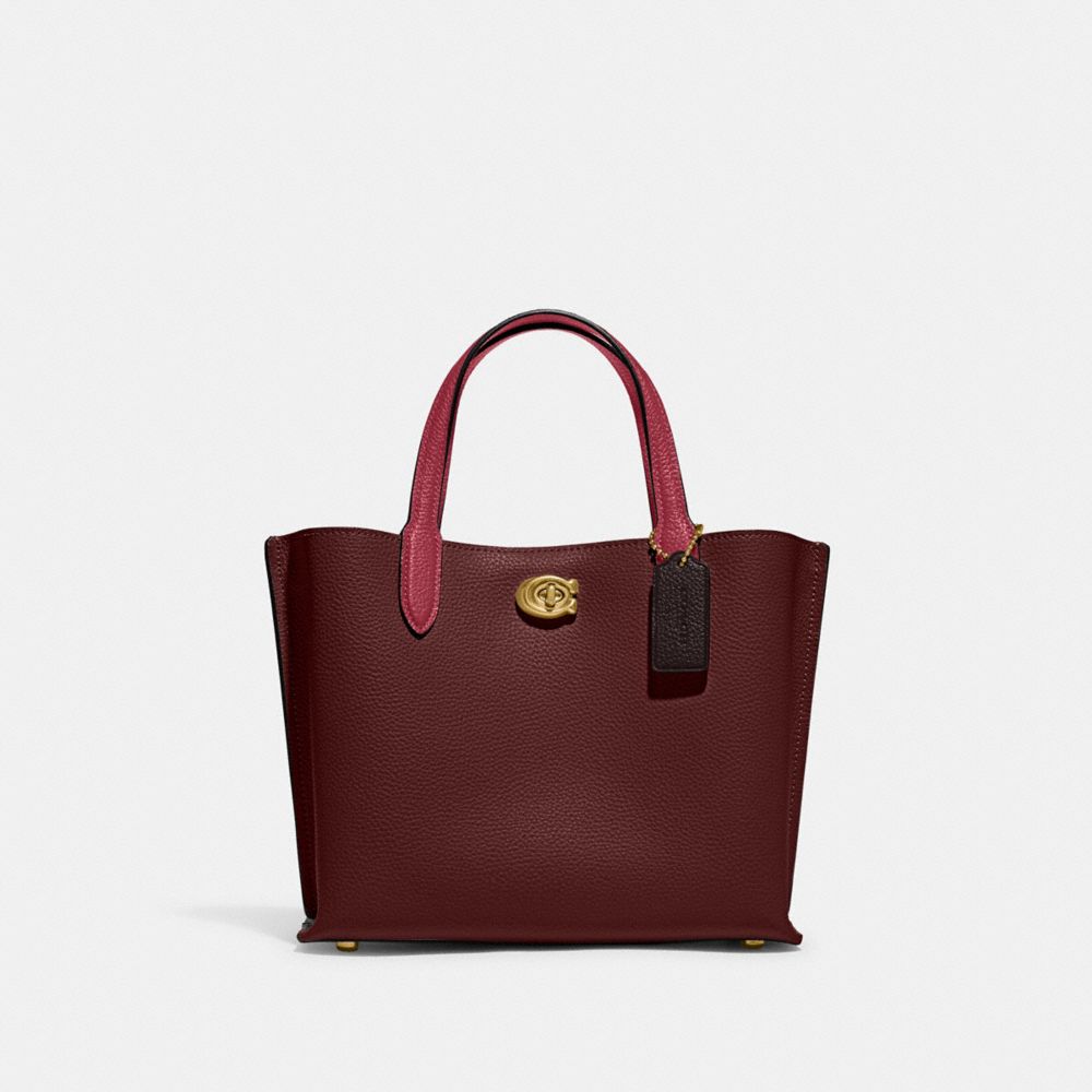 COACH WILLOW TOTE BAG 24 IN COLORBLOCK