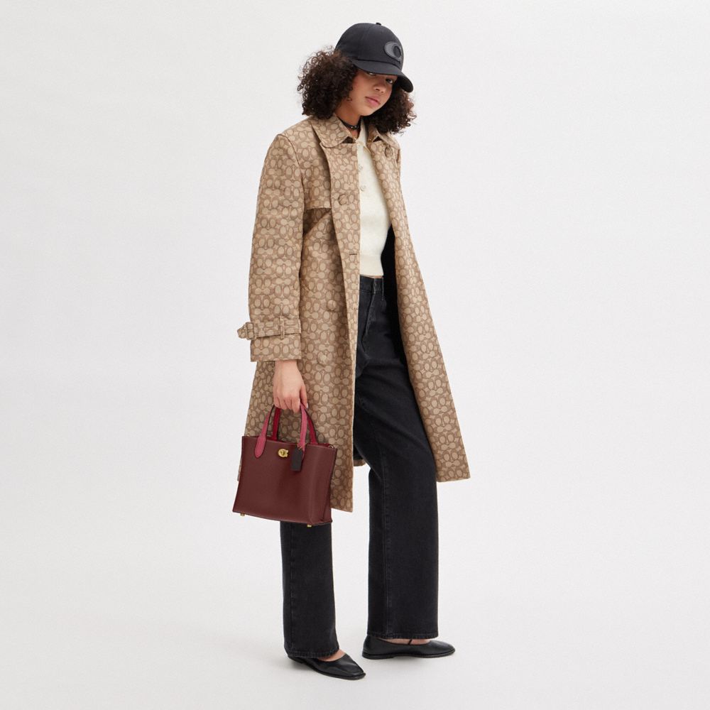 COACH WILLOW TOTE BAG 24 IN COLORBLOCK