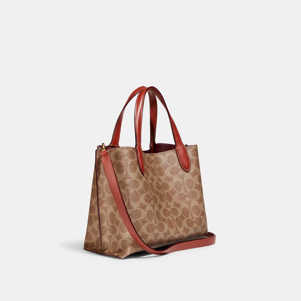 Willow Tote 24 In Signature Canvas | COACH®
