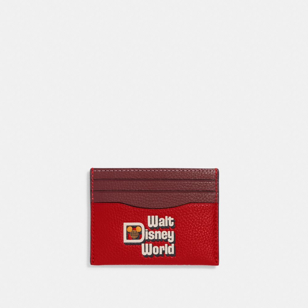 Disney X Coach Card Case With Walt Disney World store Motif