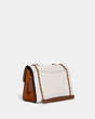 COACH®,LANE SHOULDER BAG IN COLORBLOCK,Leather,Large,Gold/Chalk Multi,Angle View
