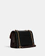COACH®,LANE SHOULDER BAG,Leather,Large,Gold/Black Multi,Angle View