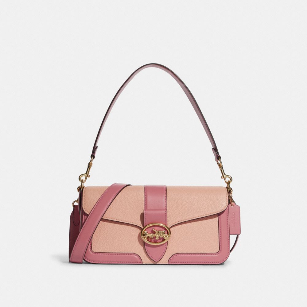 COACH®,Georgie Shoulder Bag In Colorblock,,Front View