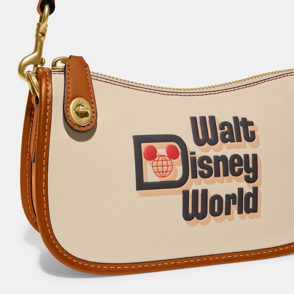 Coach Disney X Coach Small Wristlet With Walt Disney World Motif