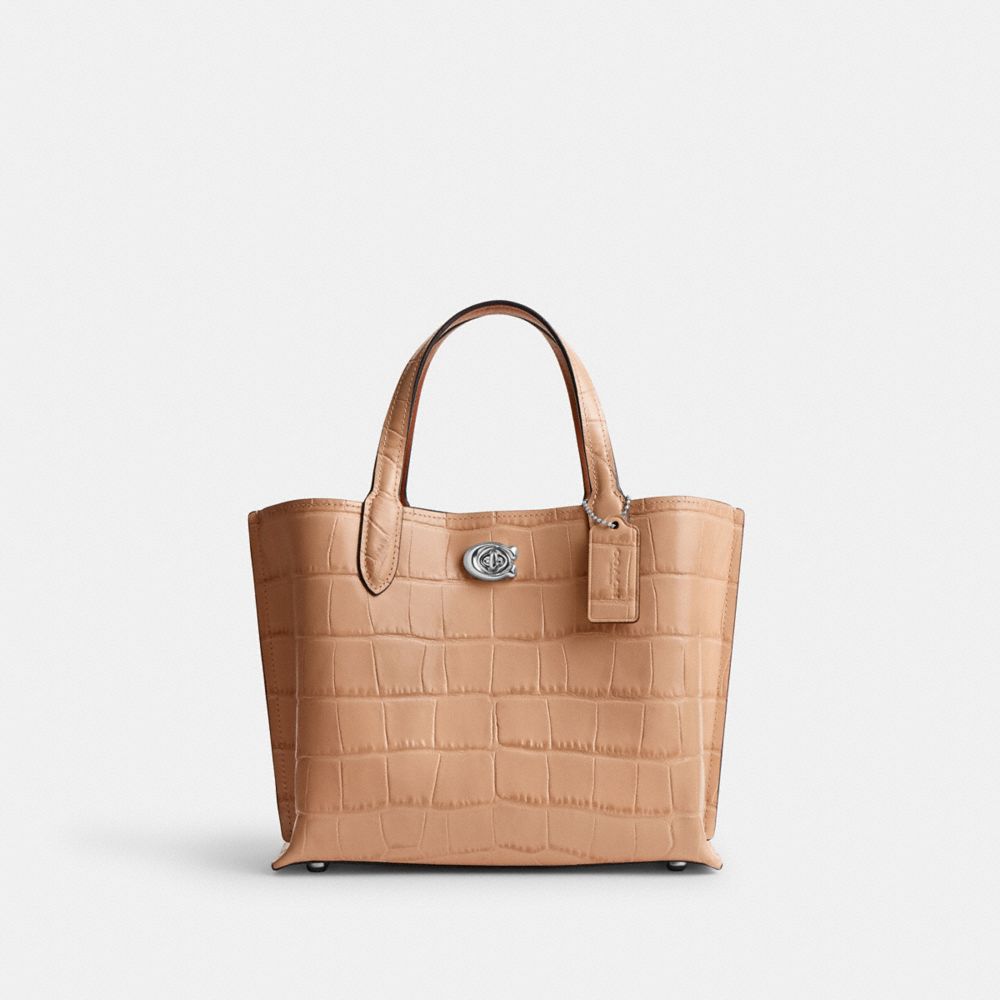 Coach Willow Tote 24 In Brown