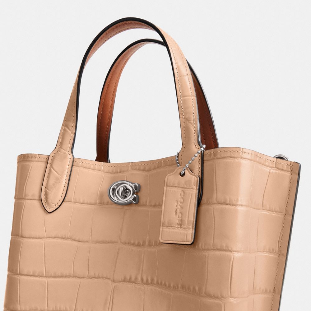 Shop Coach Willow Tote 24 In Beige