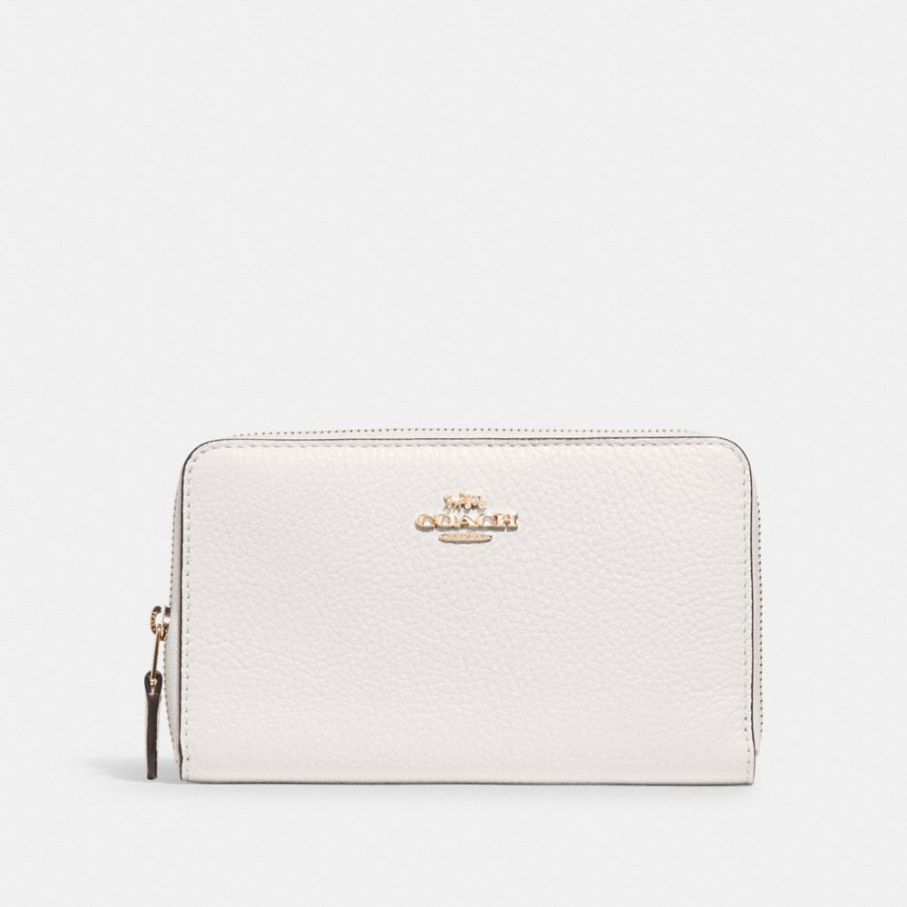 COACH® Medium Id Zip Around Wallet With Colorblock Interior