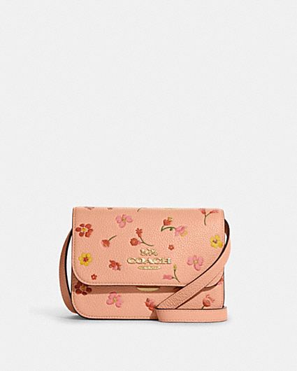 COACH® | Rowan Satchel In Signature Canvas With Mystical Floral Print