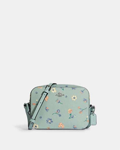 Mini Camera Bag With Mystical Floral Print