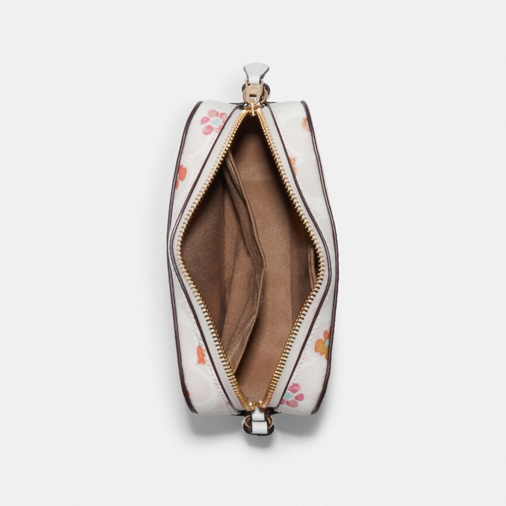 COACH® Mini Camera Bag In Signature Canvas With Mystical Floral Print