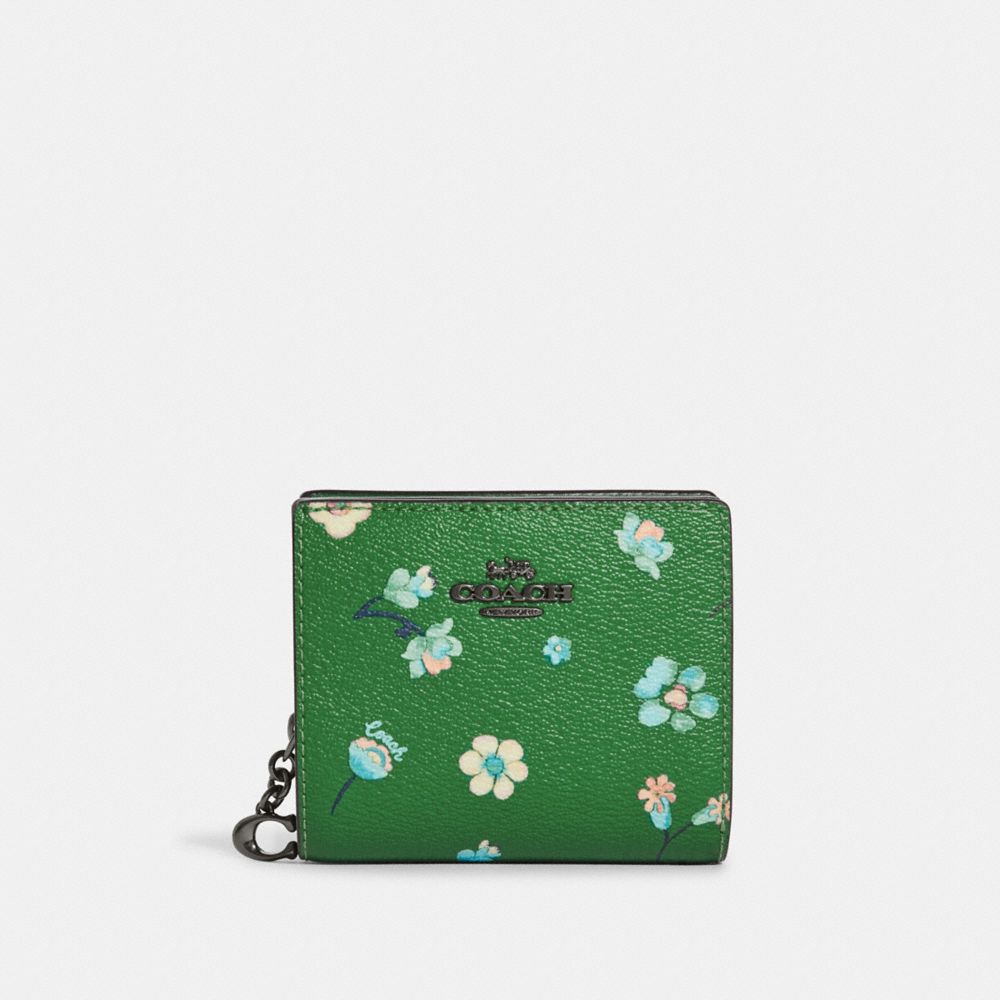 COACH® Snap Wallet With Mystical Floral Print