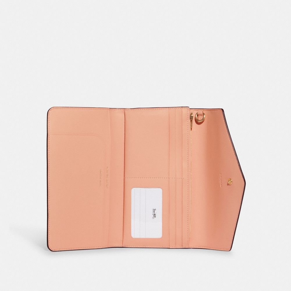 COACH® Travel Envelope Wallet With Mystical Floral Print