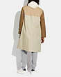 Colorblock Trench Coat In Organic Cotton And Recycled Polyester
