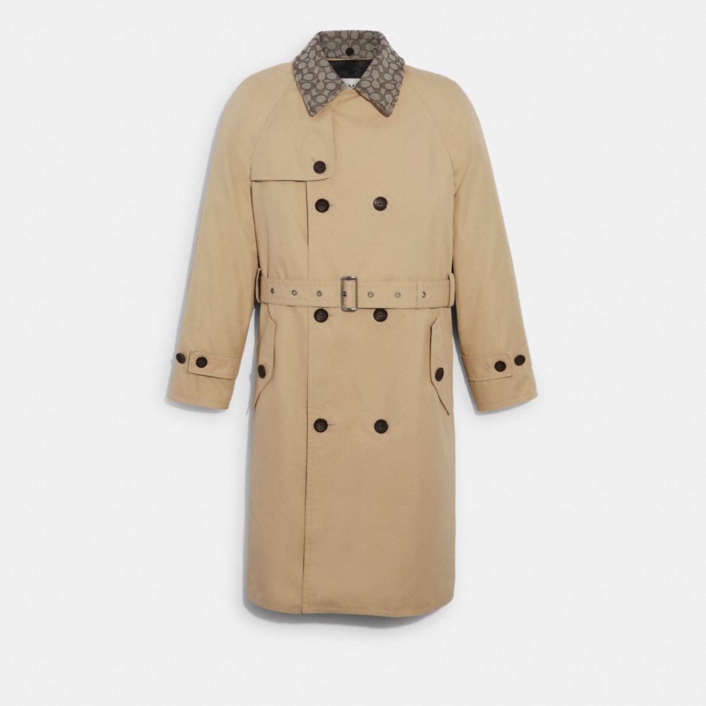 Trench Coat In Organic Cotton And Recycled Polyester COACH®