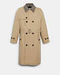 Trench Coat In Organic Cotton And Recycled Polyester
