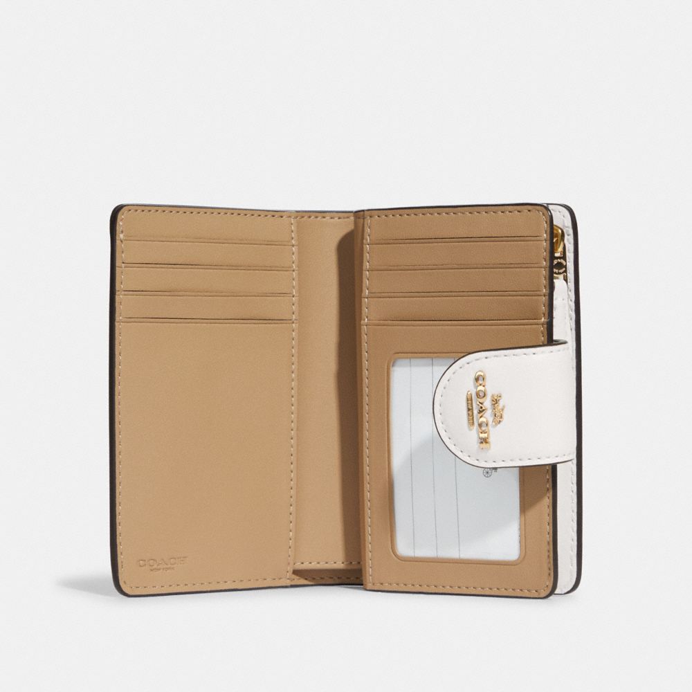 COACH® Medium Corner Zip Wallet In Signature Canvas With Mystical