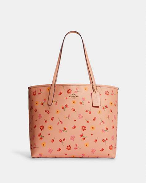 City Tote With Mystical Floral Print