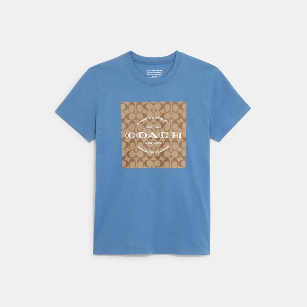 COACH OUTLET® Signature T Shirt In Organic Cotton