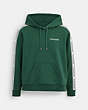 COACH®,ESSENTIAL HOODIE,Fabric,Hunter Green,Front View