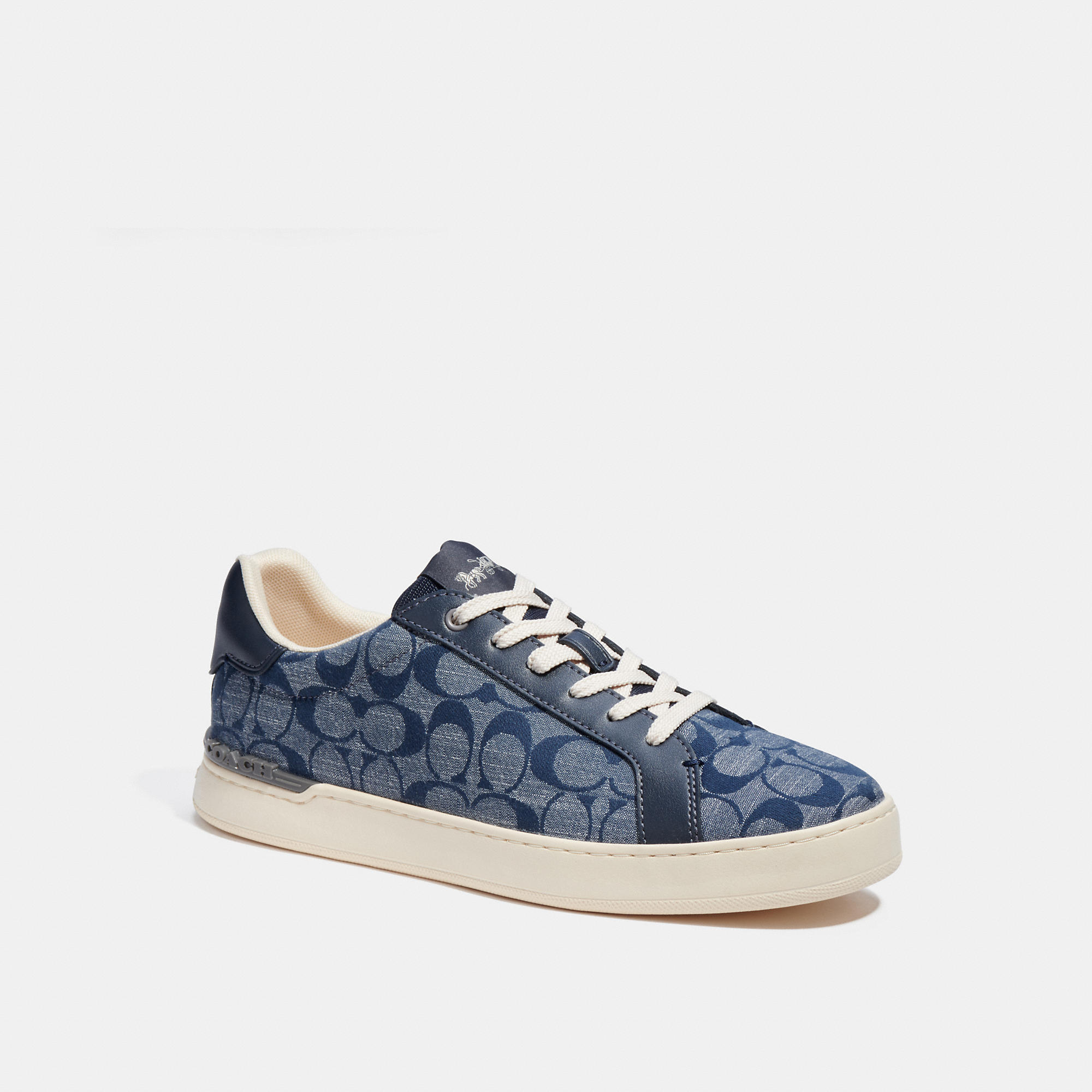 Coach Outlet Clip Low Top Sneaker In Blue | ModeSens