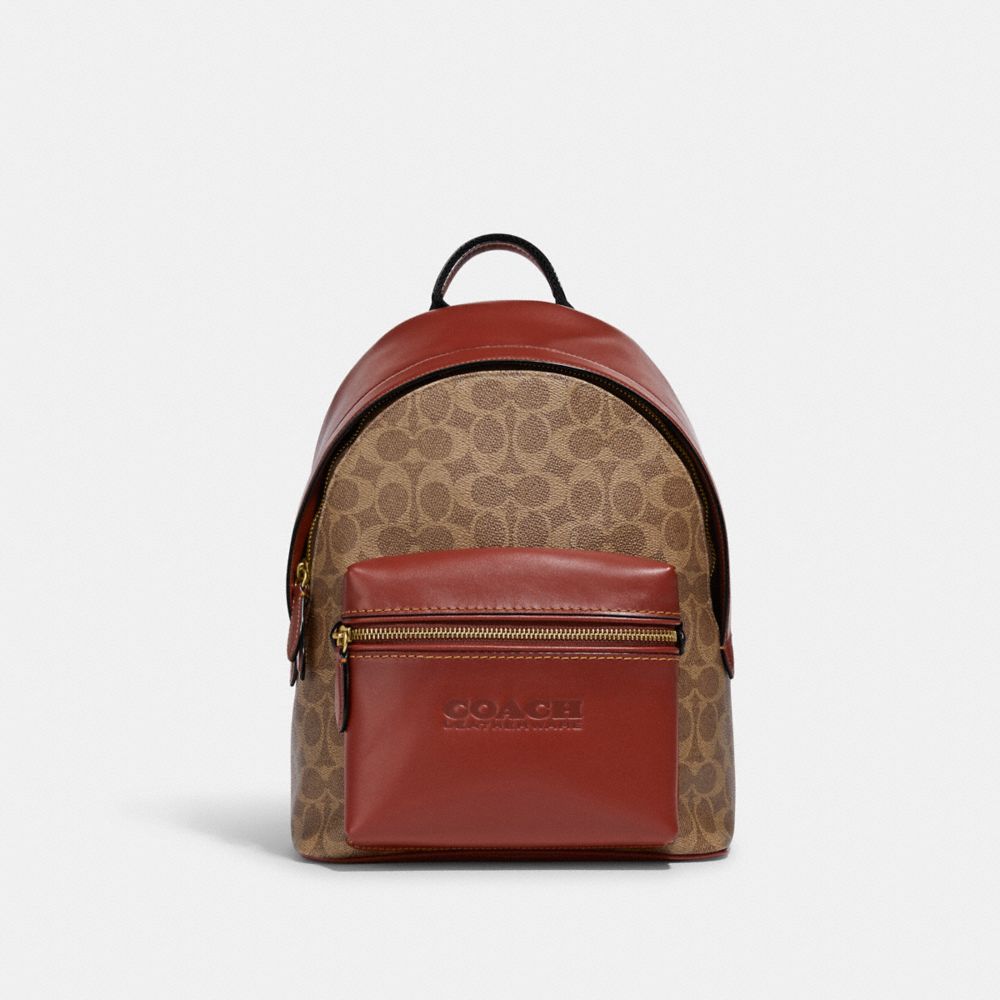 COACH® | Charter Backpack 24 In Signature Canvas