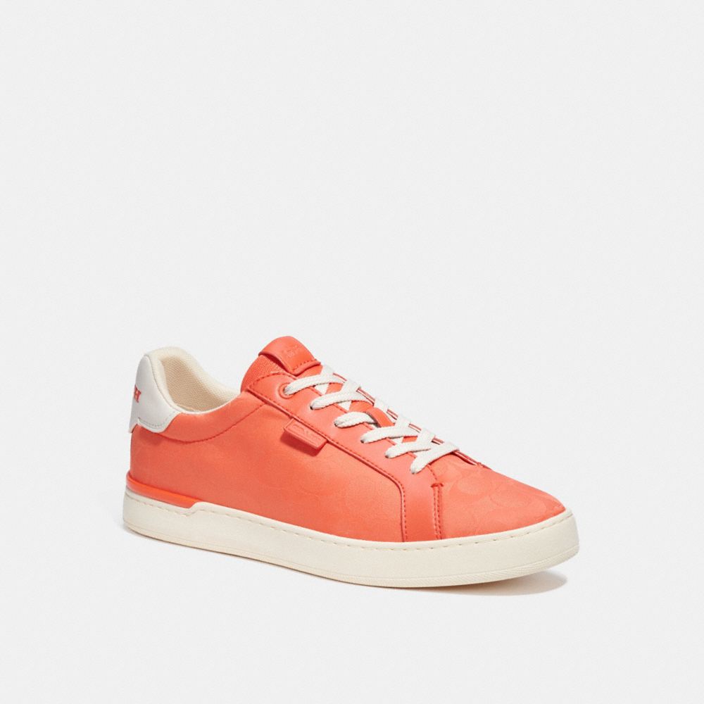 Coach Lowline Low Top Sneaker In Recycled Signature Jacquard In