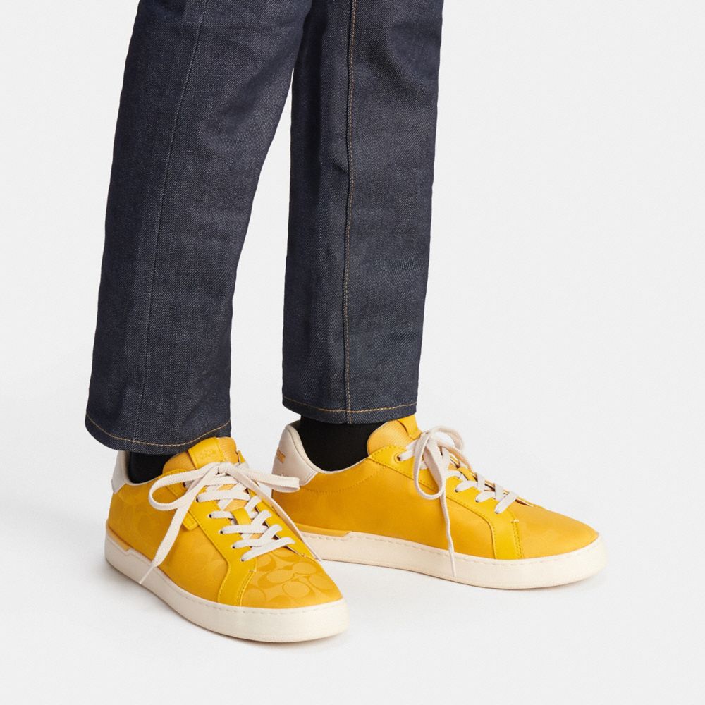 coach sneakers yellow
