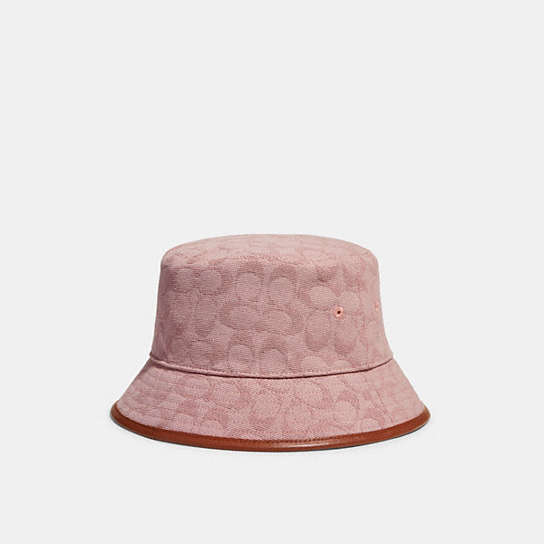 Signature Jacquard Bucket Hat In Organic Cotton And Recycled Polyester
