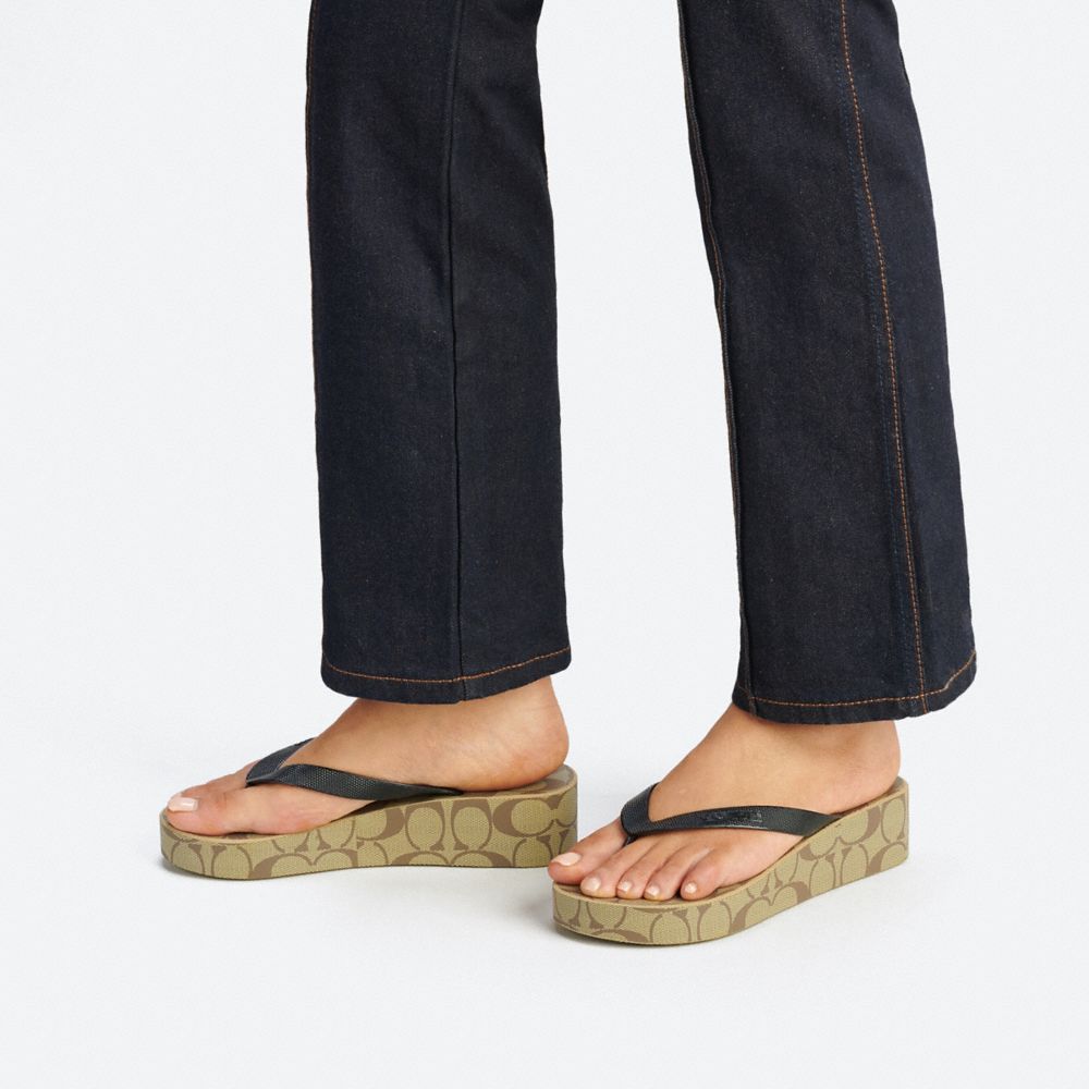 coach flip flops outlet