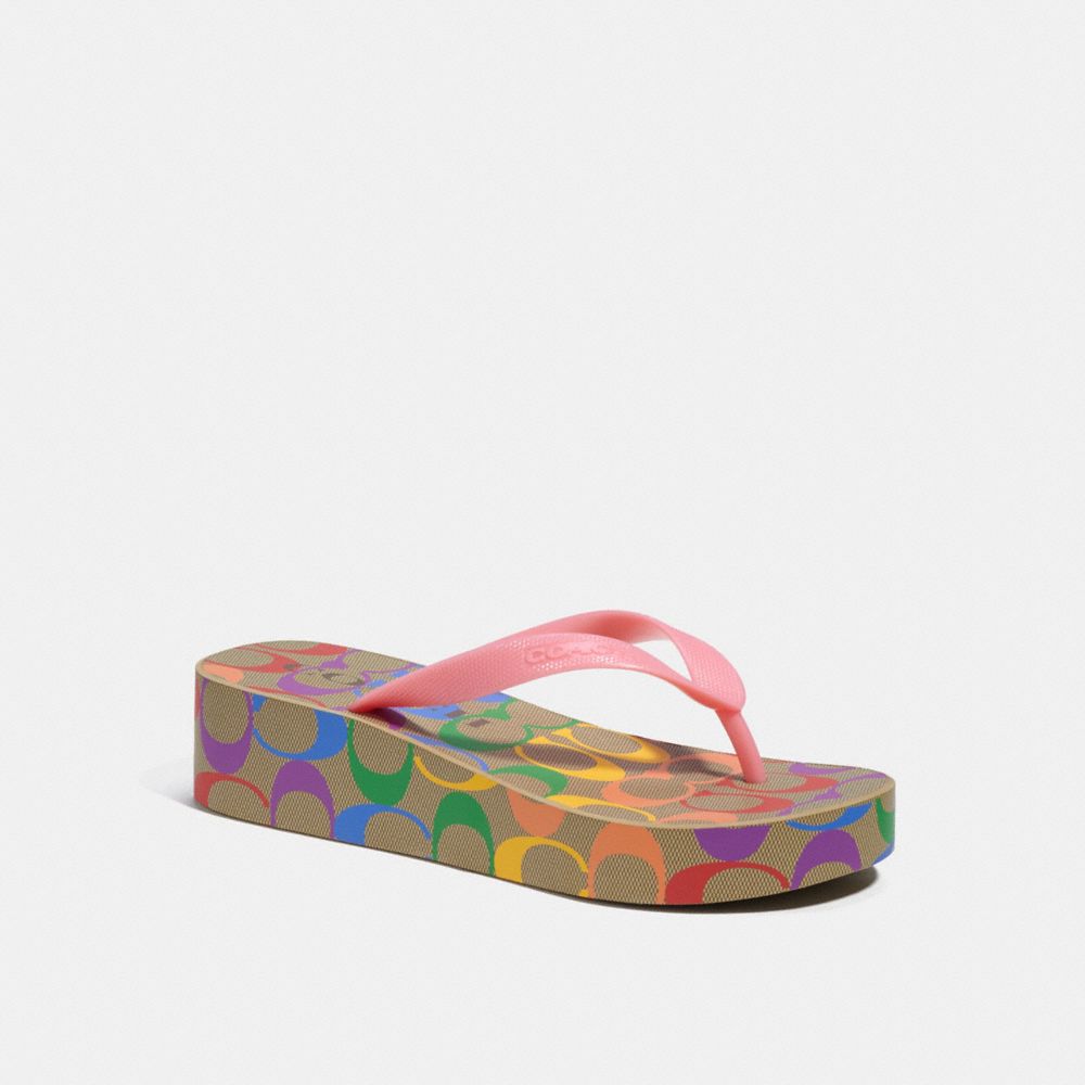 Coach Lynn Flip Flop In Multi ModeSens