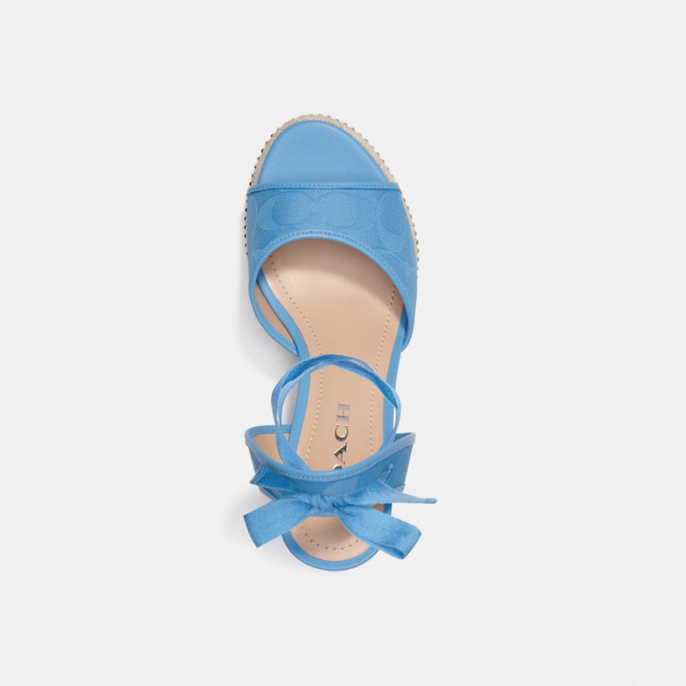 Page Wedge In Recycled Signature Jacquard