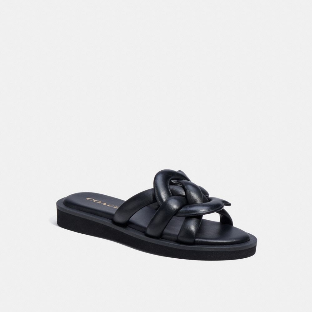 Coach Georgie Sandal In Black