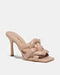 COACH®,KELLIE SANDAL,Leather,Beechwood,Front View