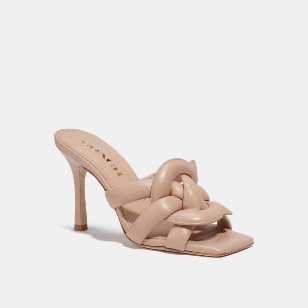 Coach Kellie Sandal In Beige