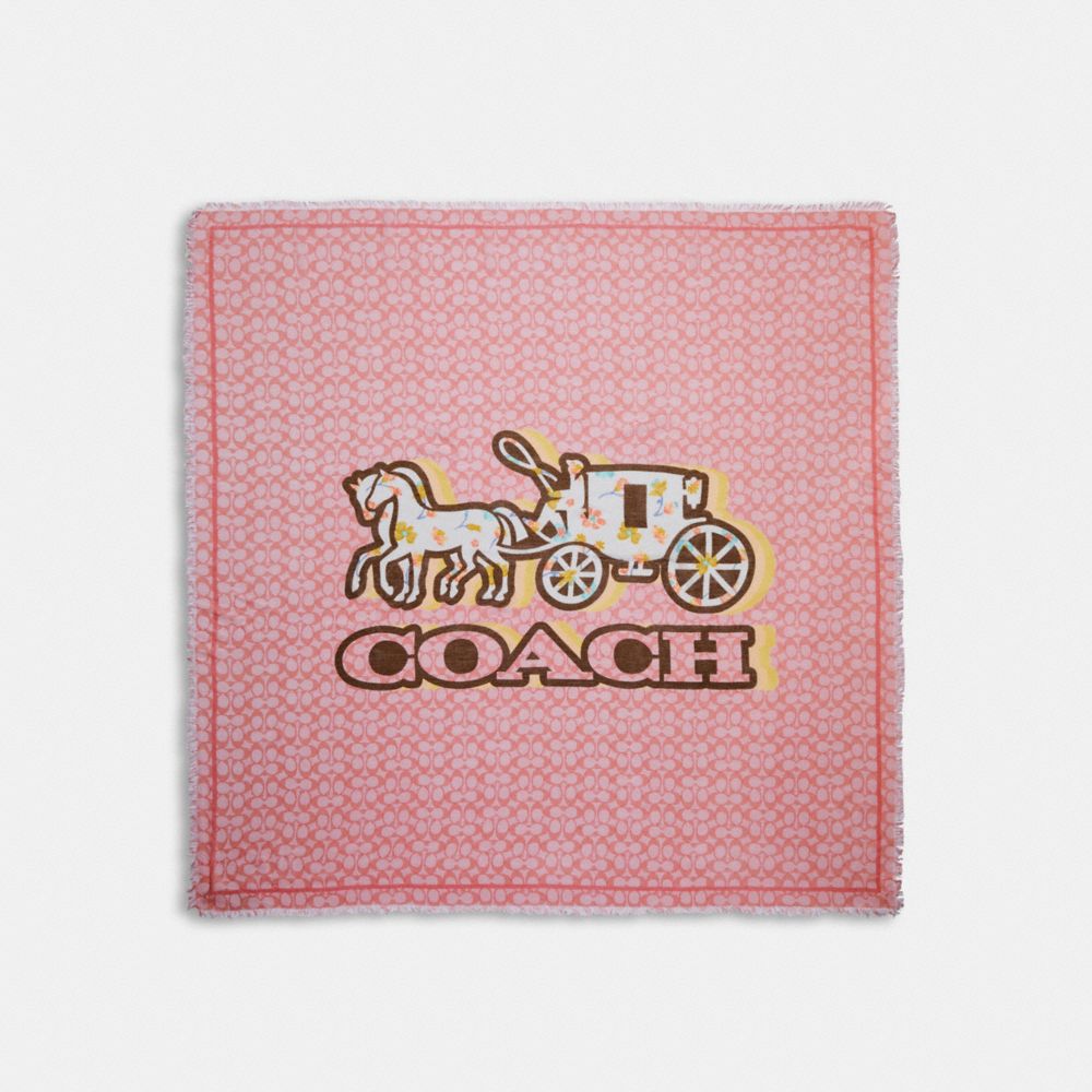 COACH OUTLET® | Horse And Carriage Mystical Floral Print Oversized 