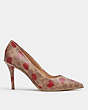 Waverly Pump With Heart Print