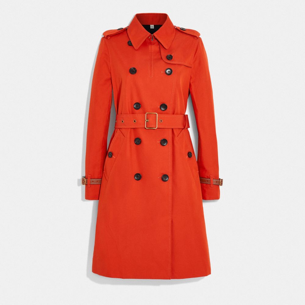 Icon Trench Coat In Organic Cotton And Recycled Polyester | COACH®