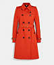 Icon Trench Coat In Organic Cotton And Recycled Polyester