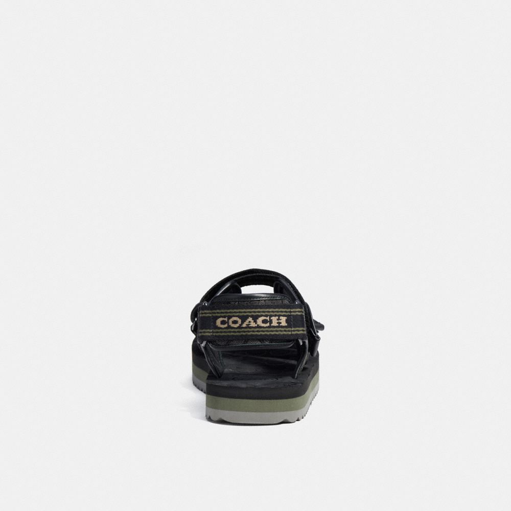COACH® Sport Sandal In Signature Jacquard