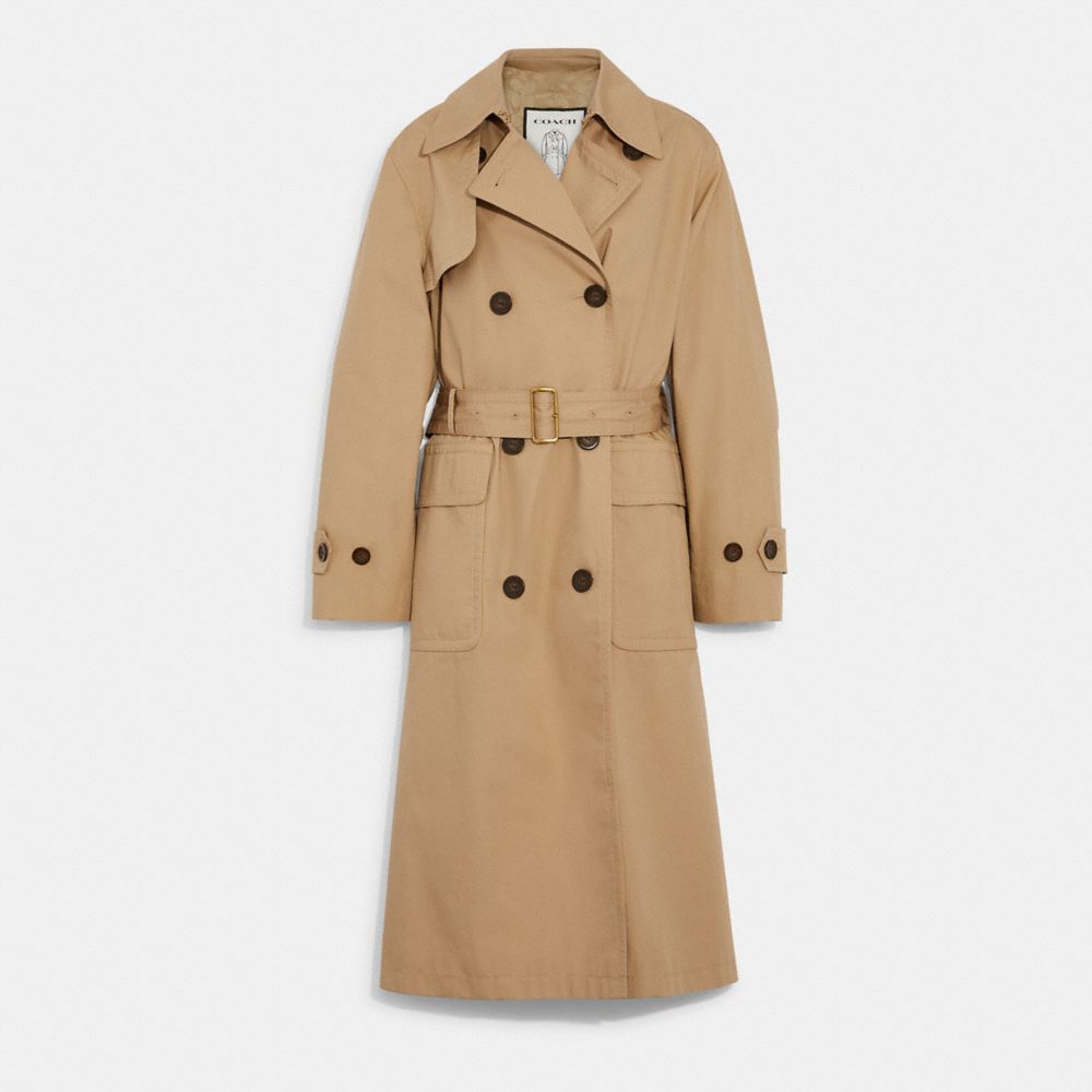 Coach Lightweight Classic Trench In Beige | ModeSens