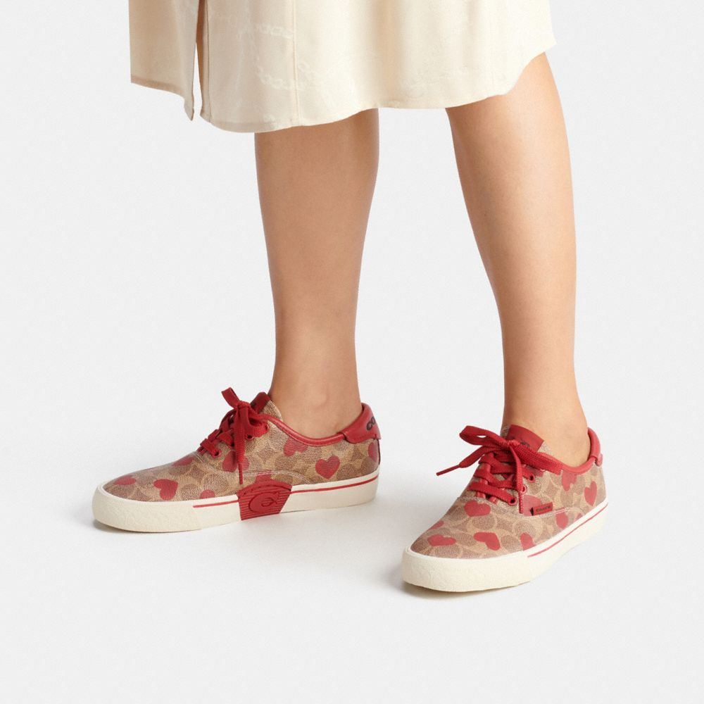 coach heart shoes