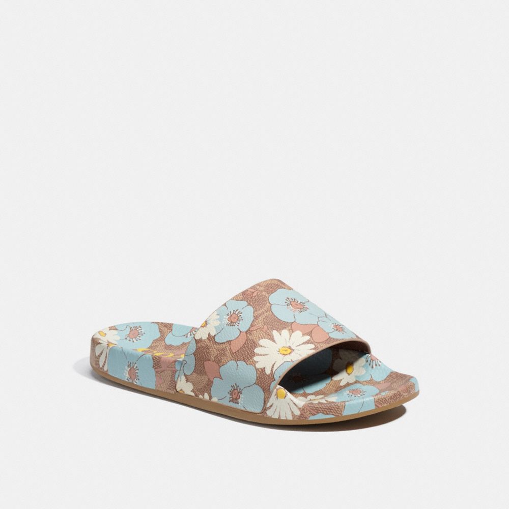 COACH® Udele Sport Slide With Floral Print
