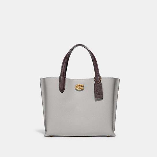 Willow Tote 24 In Colorblock With Signature Canvas Interior | COACH®