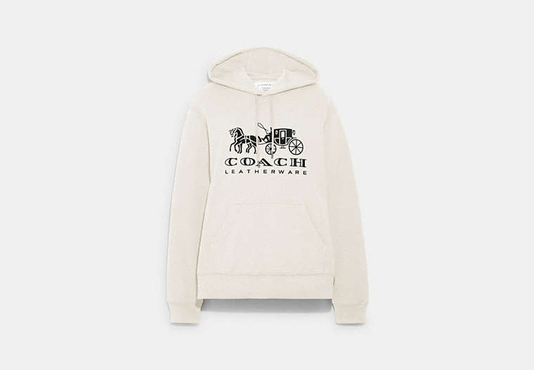 Horse And Carriage Hoodie In Organic Cotton